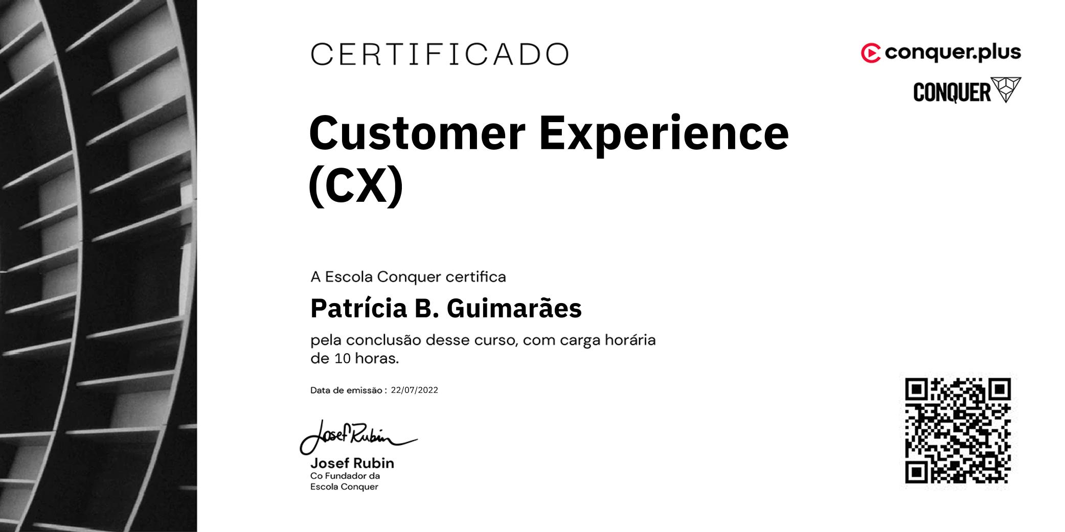 Certificado de Customer Experience (CX)